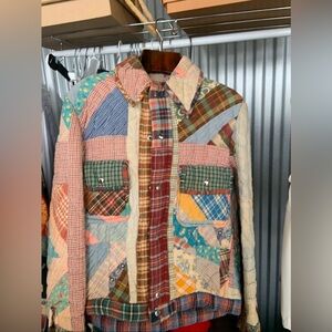 Patchwork Quilted Jacket Unisex